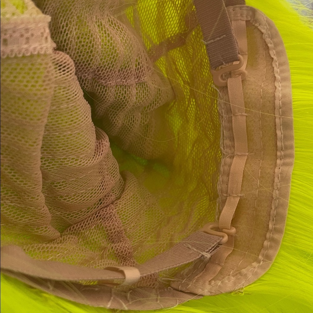 Neon Yellow Women's Hair Wig - Picture 8 of 14